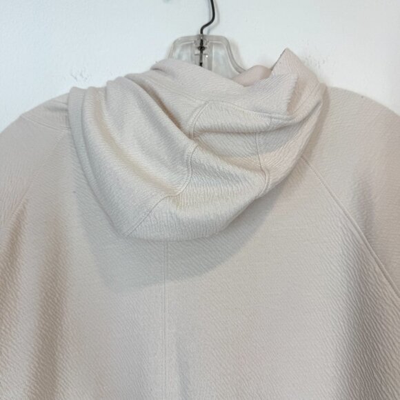 Prana Hoodie Sweatshirt Cream Pullover Hooded XL - Picture 5 of 9